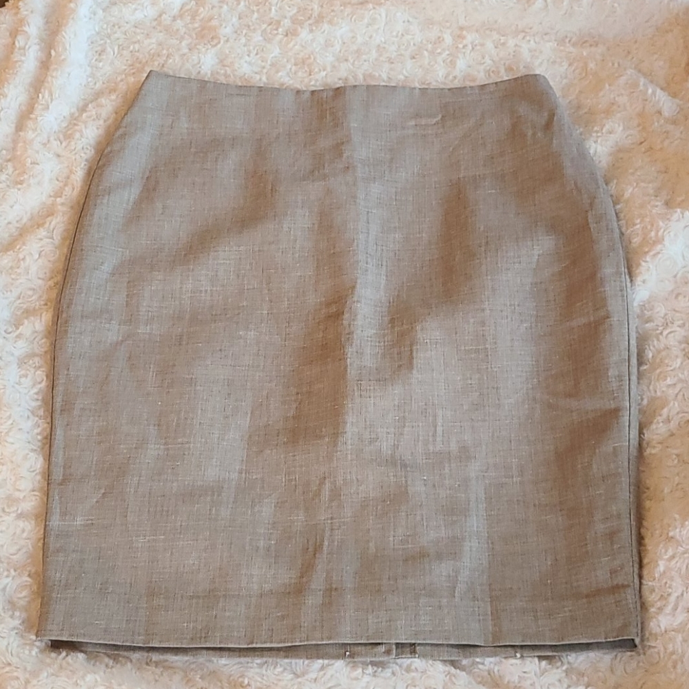 NWOT Ann Taylor Linen Blend Skirt